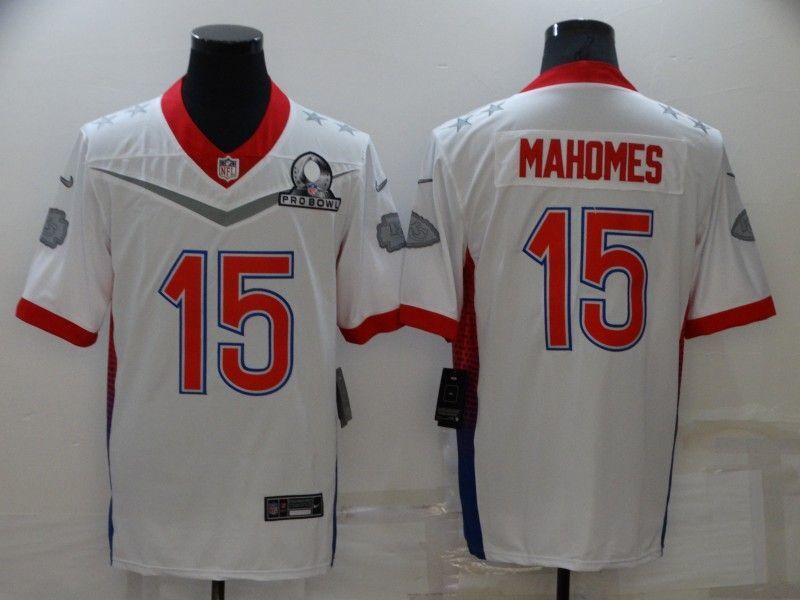 Kansas City Chiefs #15 Patrick Mahomes 2022 All-Star 6243 Football Jersey football jersey product view 1