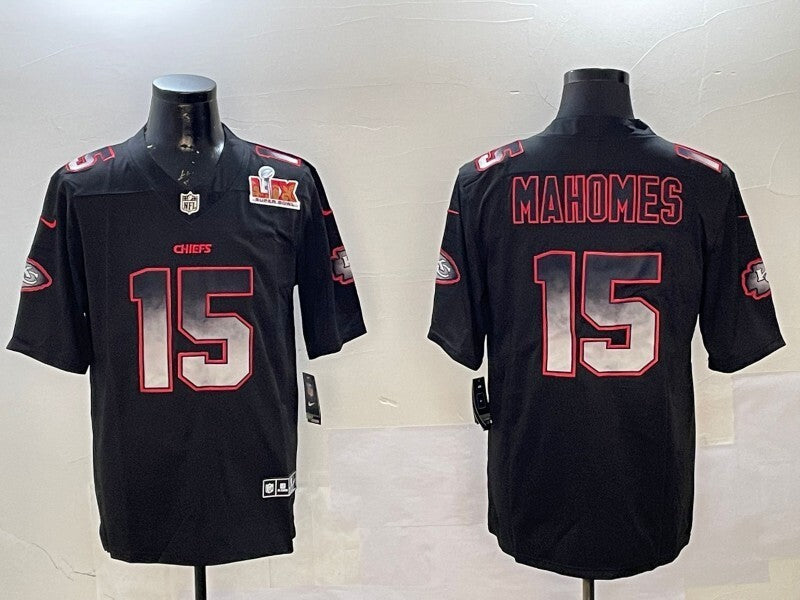 Kansas City Chiefs #15 Patrick Mahomes Chiefs Adult Style 1 Football Jersey football jersey product view 1