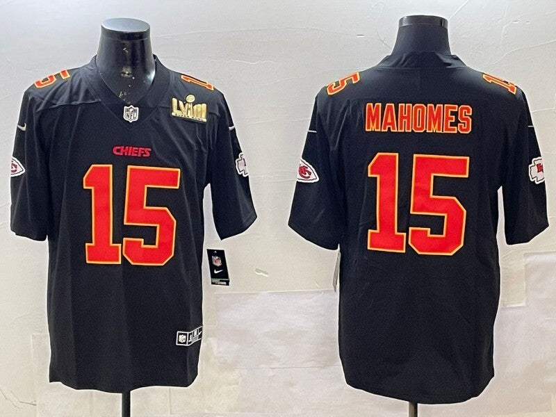 Kansas City Chiefs #15 Patrick Mahomes Chiefs Adult Style 3 Football Jersey football jersey product view 1