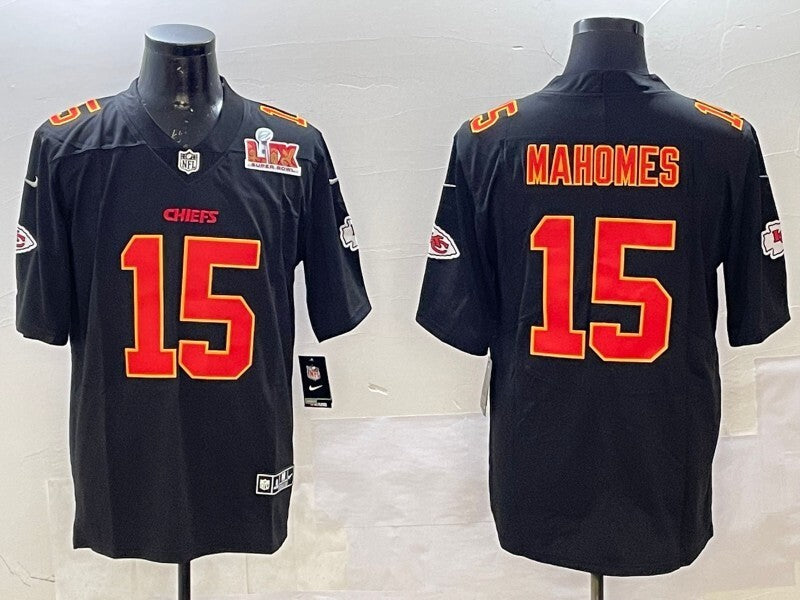 Kansas City Chiefs #15 Patrick Mahomes Chiefs Adult Style 4 Football Jersey football jersey product view 1