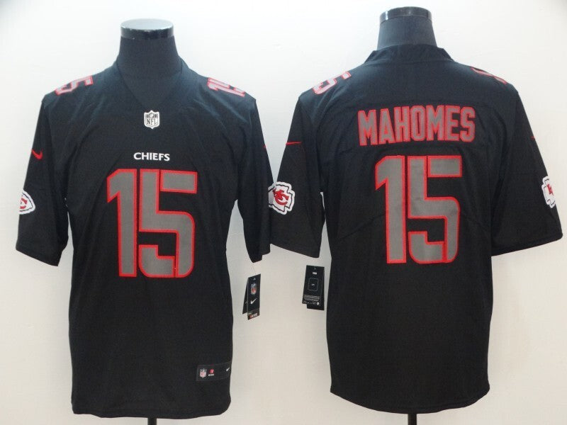 Kansas City Chiefs #15 Patrick Mahomes Legend Impact 911 Football Jersey football jersey product view 1