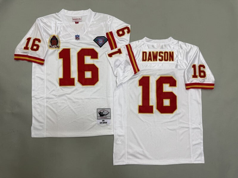 Kansas City Chiefs #16 Len Dawson Kansas City Chiefs Style 1 Football Jersey football jersey product view 1