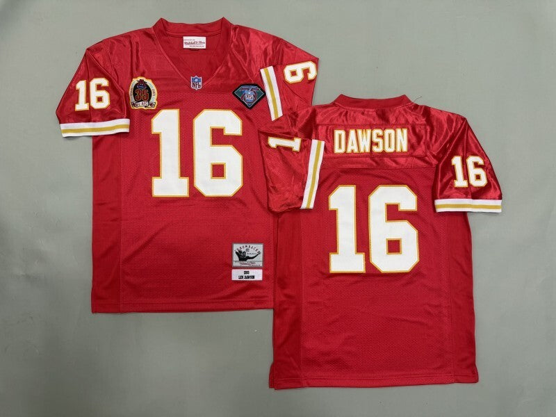 Kansas City Chiefs #16 Len Dawson Kansas City Chiefs Style 2 Football Jersey football jersey product view 1