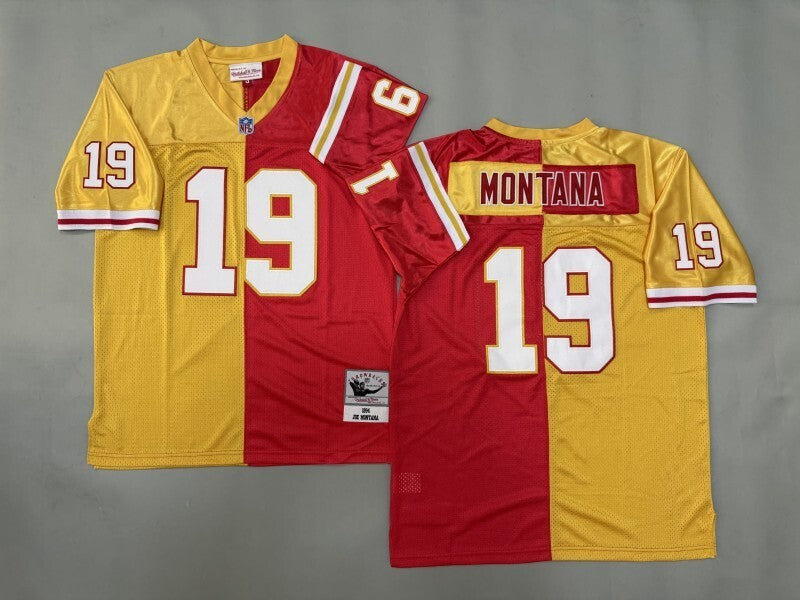 Kansas City Chiefs #19 Joe Montana Kansas City Chiefs Style 3 Football Jersey football jersey product view 1