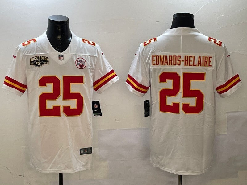 Kansas City Chiefs #25 Chiefs V2 Style 3 Football Jersey football jersey product view 1
