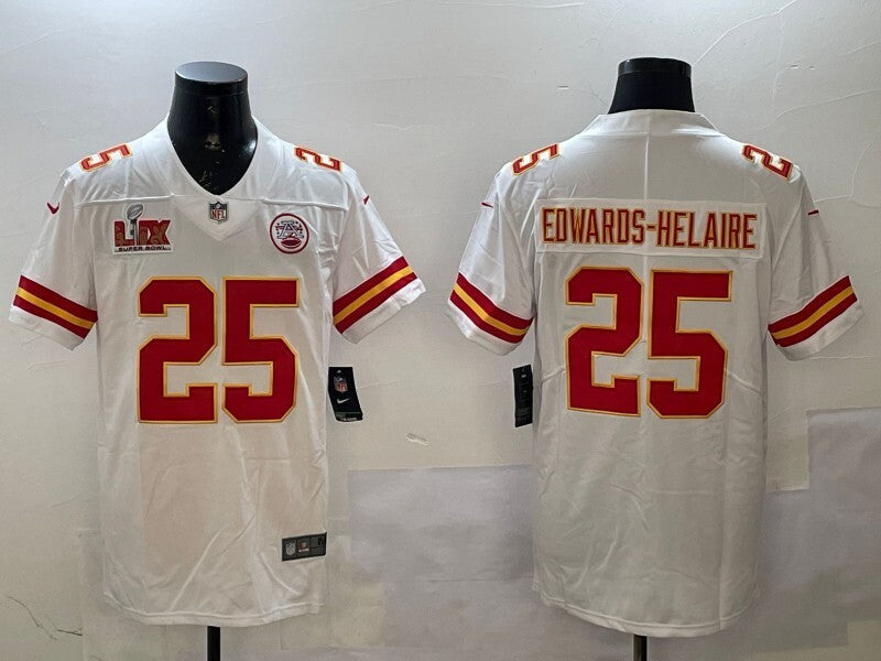Kansas City Chiefs #25 Chiefs V2 Style 4 Football Jersey football jersey product view 1