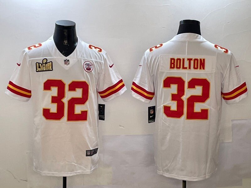 Kansas City Chiefs #32 Nick Bolton Chiefs V2 Style 2 Football Jersey football jersey product view 1