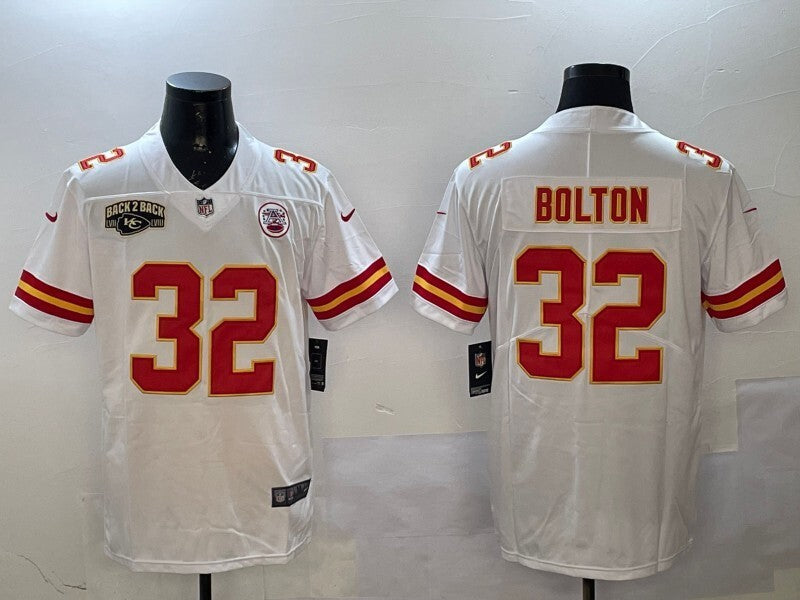 Kansas City Chiefs #32 Nick Bolton Chiefs V2 Style 3 Football Jersey football jersey product view 1