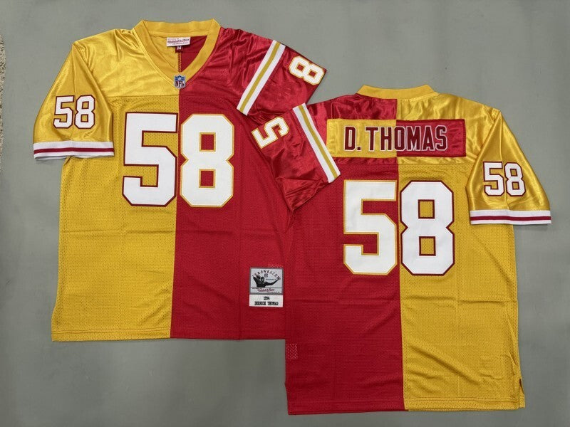 Kansas City Chiefs #58 Derrick Thomas Kansas City Chiefs Style 3 Football Jersey football jersey product view 1