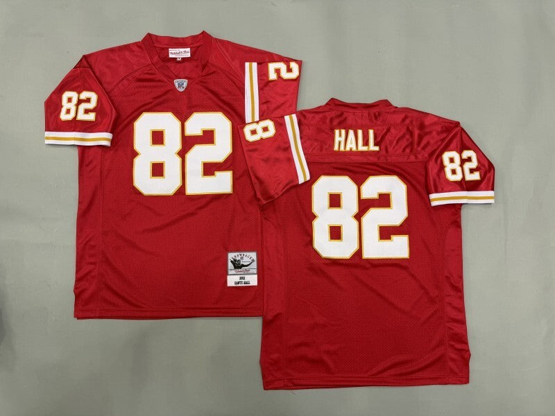 Kansas City Chiefs #82 Dante Hall Kansas City Chiefs Style 1 Football Jersey football jersey product view 1