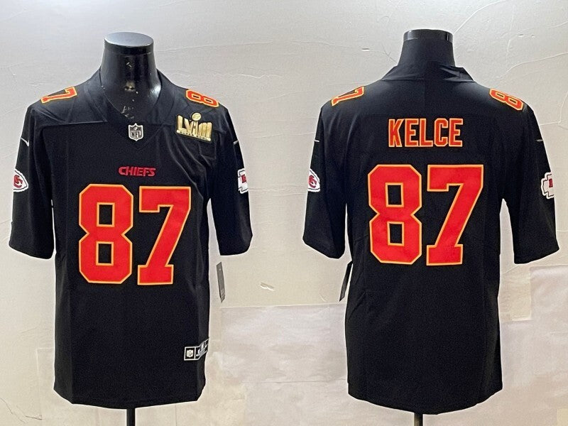 Kansas City Chiefs #87 Travis Kelce Chiefs Adult Style 1 Football Jersey football jersey product view 1