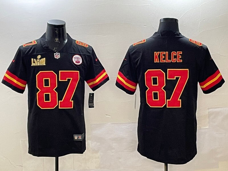 Kansas City Chiefs #87 Travis Kelce Chiefs V2 Style 2 Football Jersey football jersey product view 1
