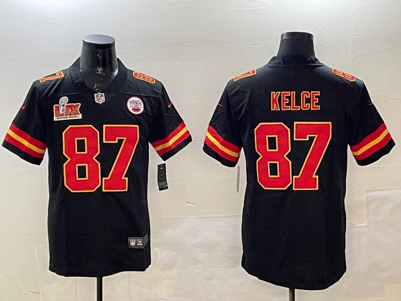 Kansas City Chiefs #87 Travis Kelce Chiefs V2 Style 4 Football Jersey football jersey product view 1