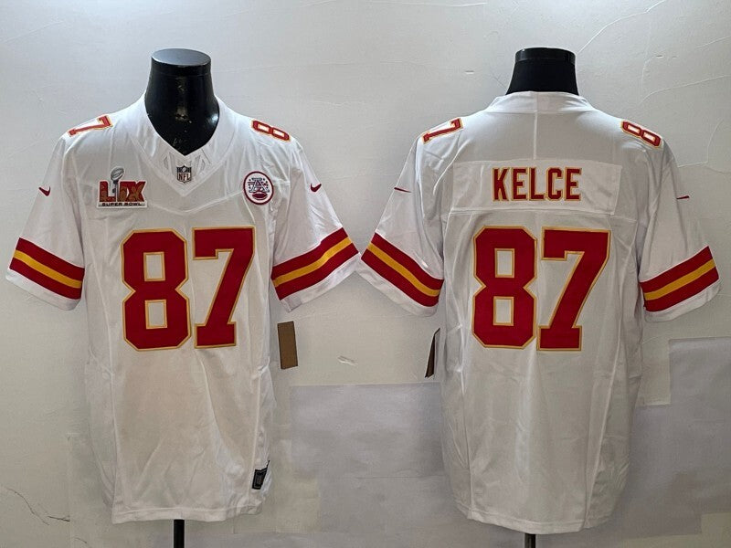 Kansas City Chiefs #87 Travis Kelce Chiefs V3 Style 4 Football Jersey football jersey product view 1