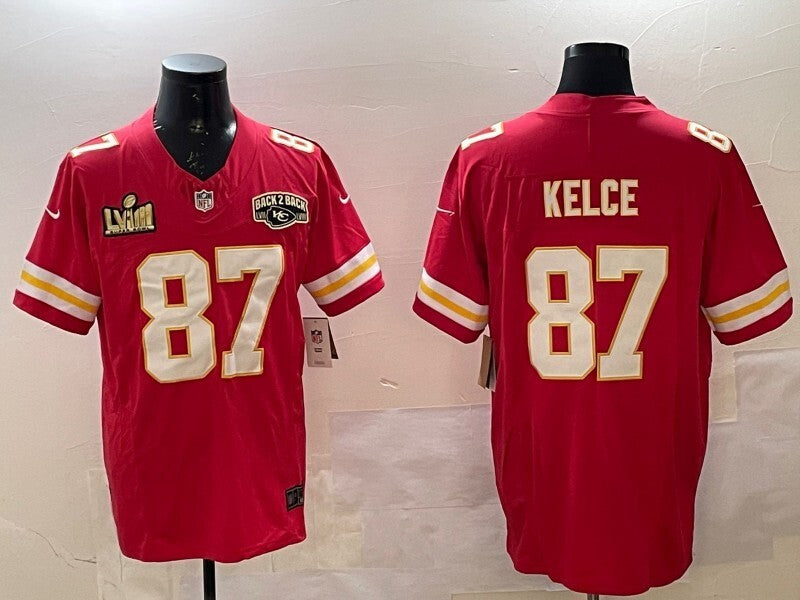 Kansas City Chiefs #87 Travis Kelce Chiefs V3 Style 5 Football Jersey football jersey product view 1