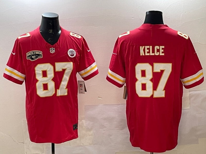 Kansas City Chiefs #87 Travis Kelce Chiefs V3 Style 7 Football Jersey football jersey product view 1
