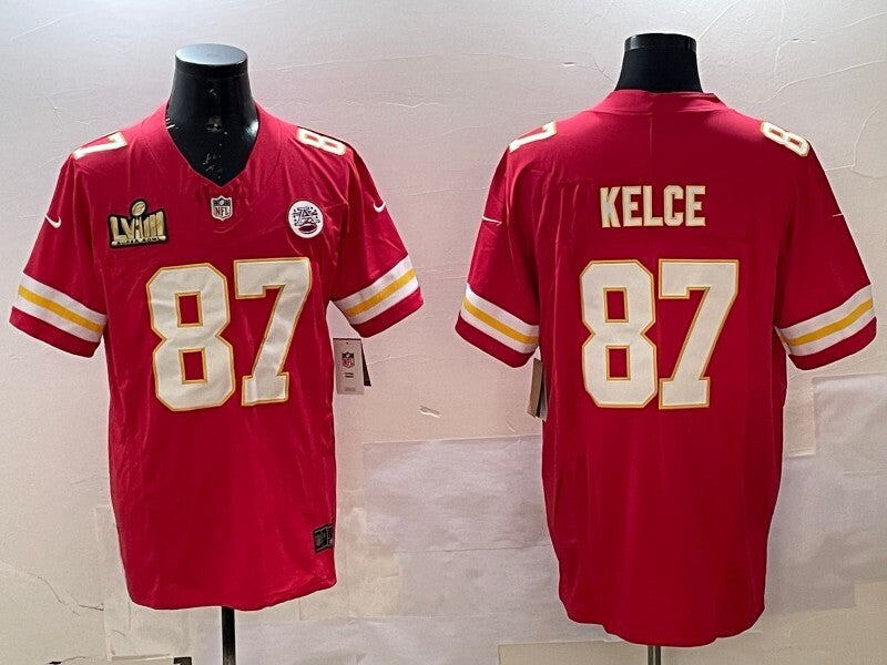 Kansas City Chiefs #87 Travis Kelce Chiefs V3 Style 8 Football Jersey football jersey product view 1