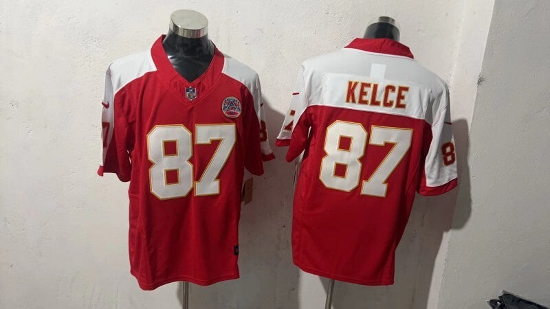 Kansas City Chiefs #87 Travis Kelce Style 5 Football Jersey football jersey product view 1