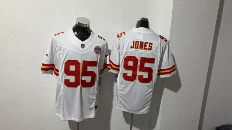 Kansas City Chiefs #95 Chris Jones Style 3 Football Jersey football jersey product view 1