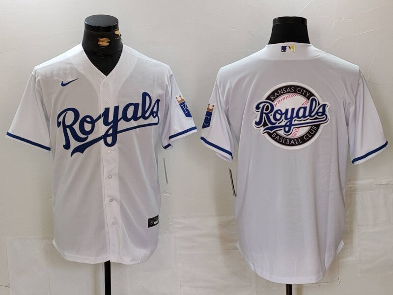 Kansas City Royals Fan Edition Style 2 Baseball Jersey baseball jersey product view 1