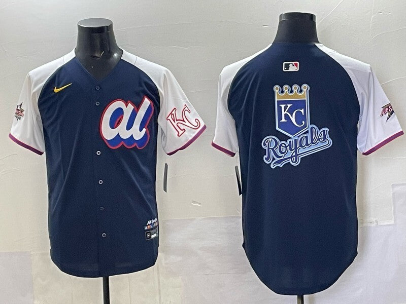 Kansas City Royals Royals 25 All-Star Style 1 Baseball Jersey baseball jersey product view 1