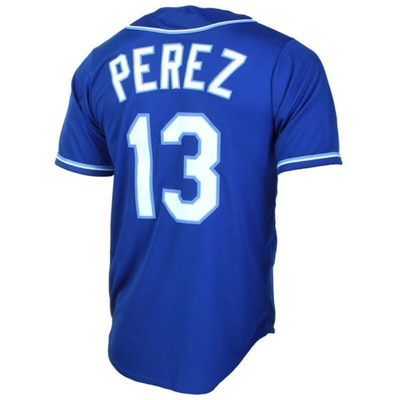 Kansas City Royals #13 Style 4 Baseball Jersey baseball jersey product view 1