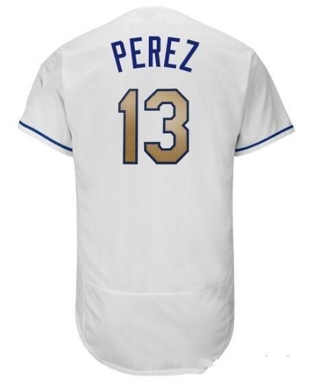 Kansas City Royals #13 Style 6 Baseball Jersey baseball jersey product view 1