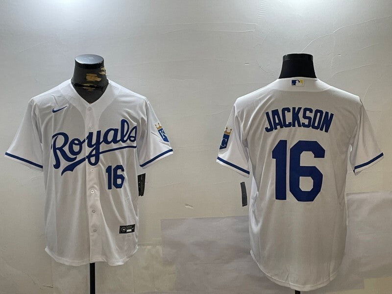 Kansas City Royals #16 Bo Jackson Fan Edition Style 2 Baseball Jersey baseball jersey product view 1