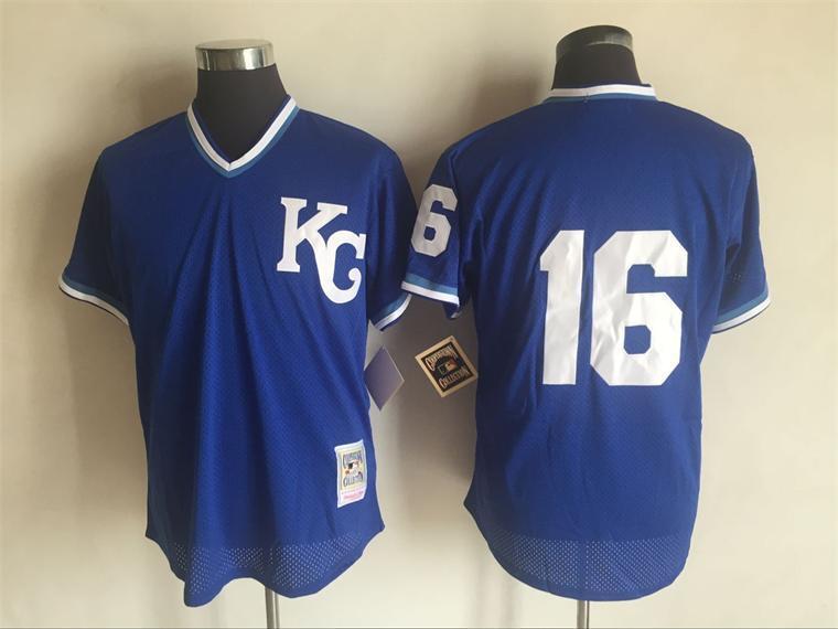 Kansas City Royals #16 Style 2 Baseball Jersey baseball jersey product view 1