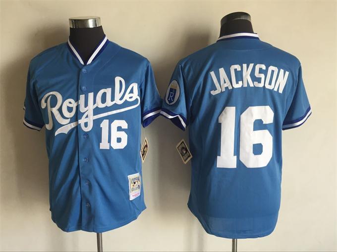 Kansas City Royals #16 Style 4 Baseball Jersey baseball jersey product view 1