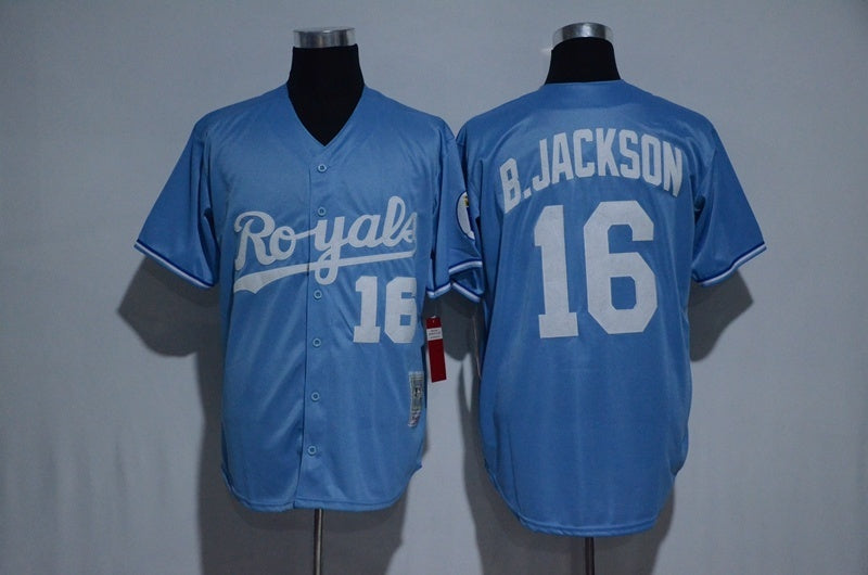 Kansas City Royals #16 Style 5 Baseball Jersey baseball jersey product view 1