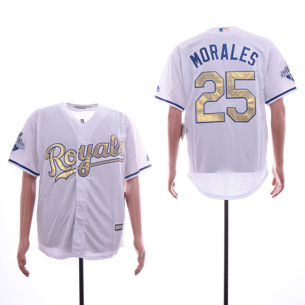 Kansas City Royals #25 Baseball Jersey baseball jersey product view 1