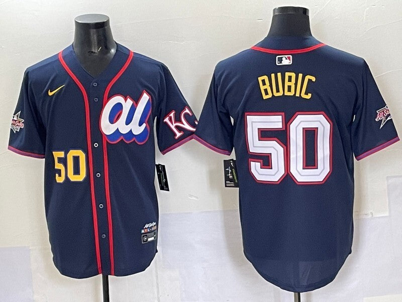 Kansas City Royals #50 Kris Bubic Royals 25 All-Star Baseball Jersey baseball jersey product view 1