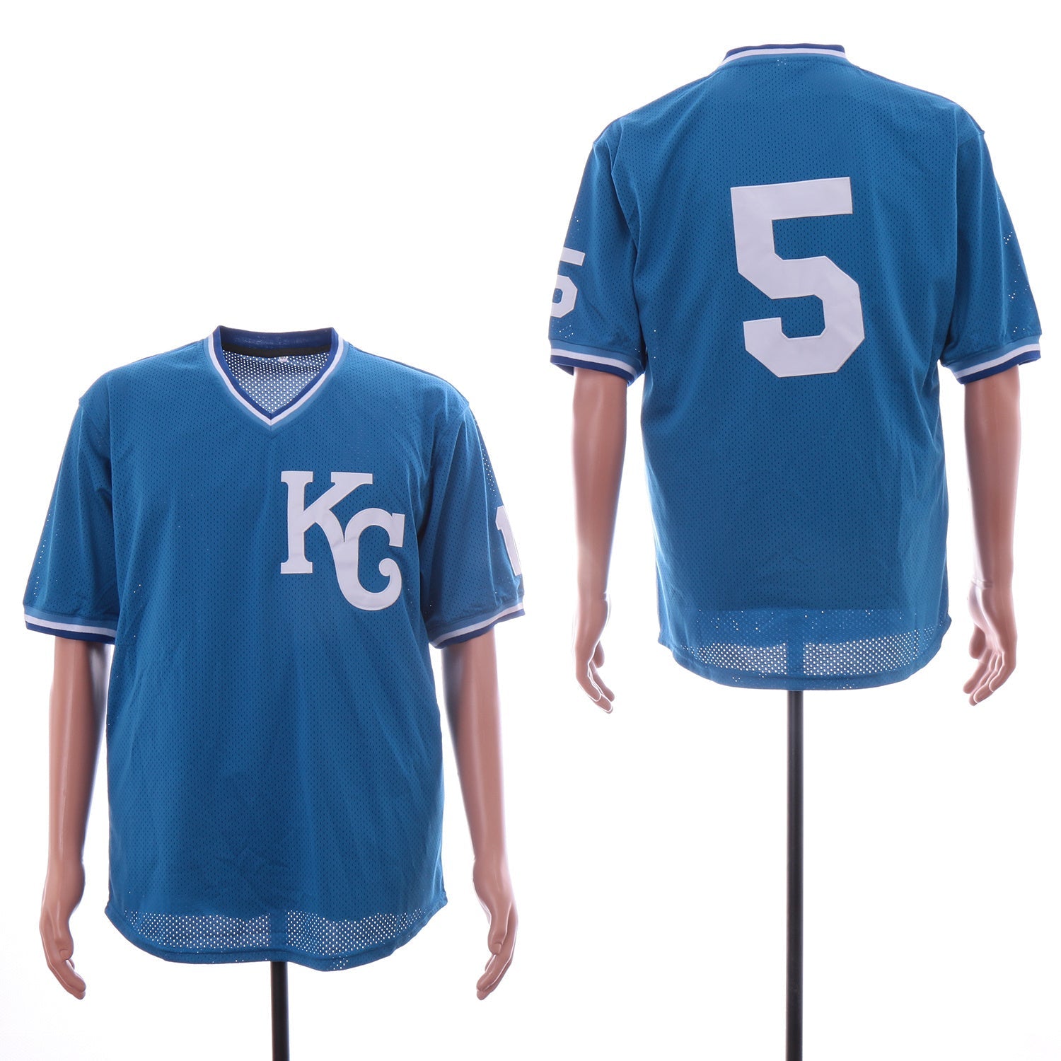 Kansas City Royals #5 George Brett Style 2 Baseball Jersey baseball jersey product view 1