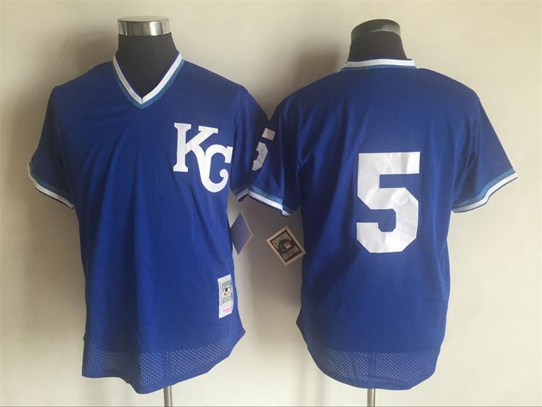 Kansas City Royals #5 Style 1 Baseball Jersey baseball jersey product view 1