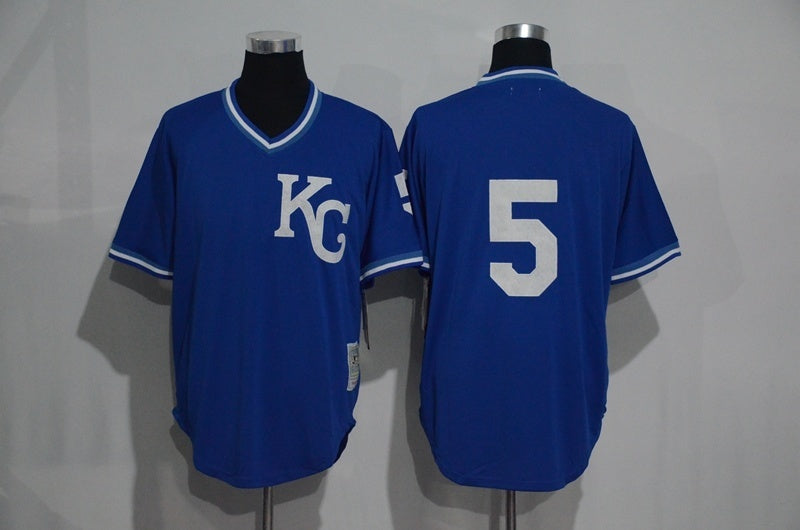 Kansas City Royals #5 Style 4 Baseball Jersey baseball jersey product view 1