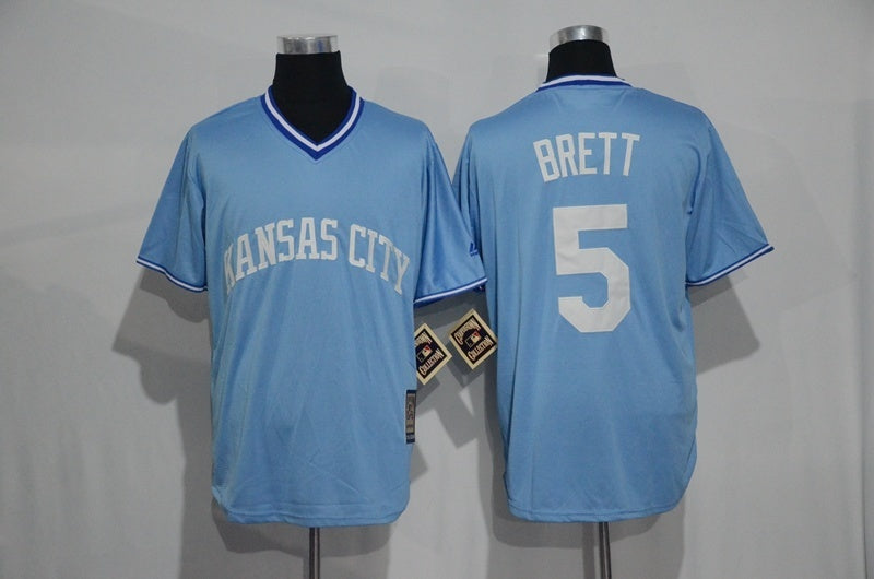 Kansas City Royals #5 Style 5 Baseball Jersey baseball jersey product view 1