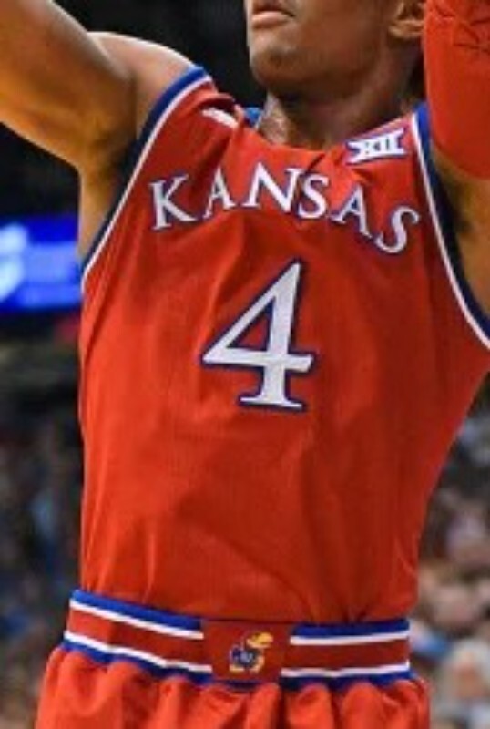 Kansas Jayhawks 2018-19 Alternate 2 College Football Jersey football jersey product view 1