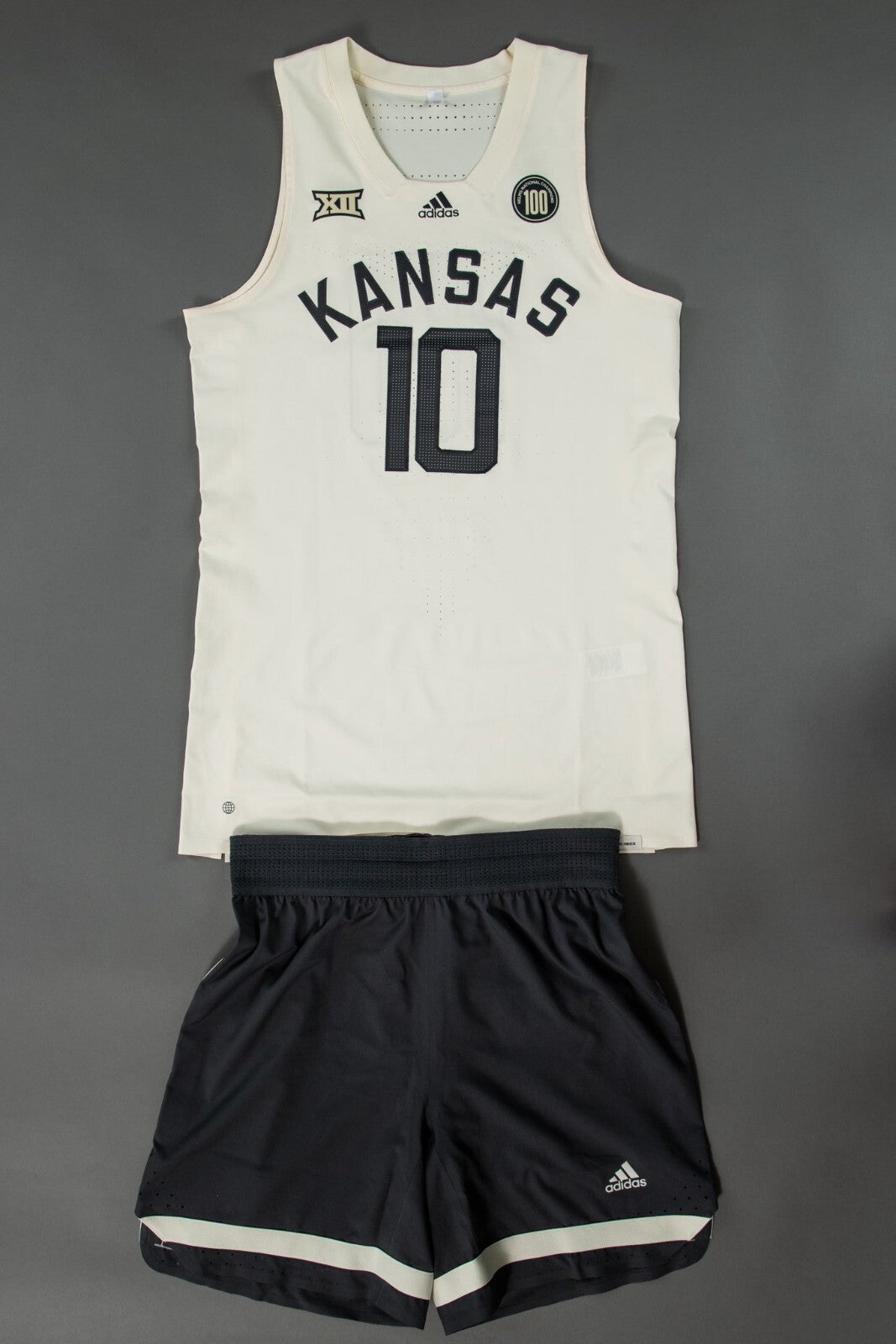 Kansas Jayhawks 2022-23 Throwback Style 4 College Football Jersey football jersey product view 1