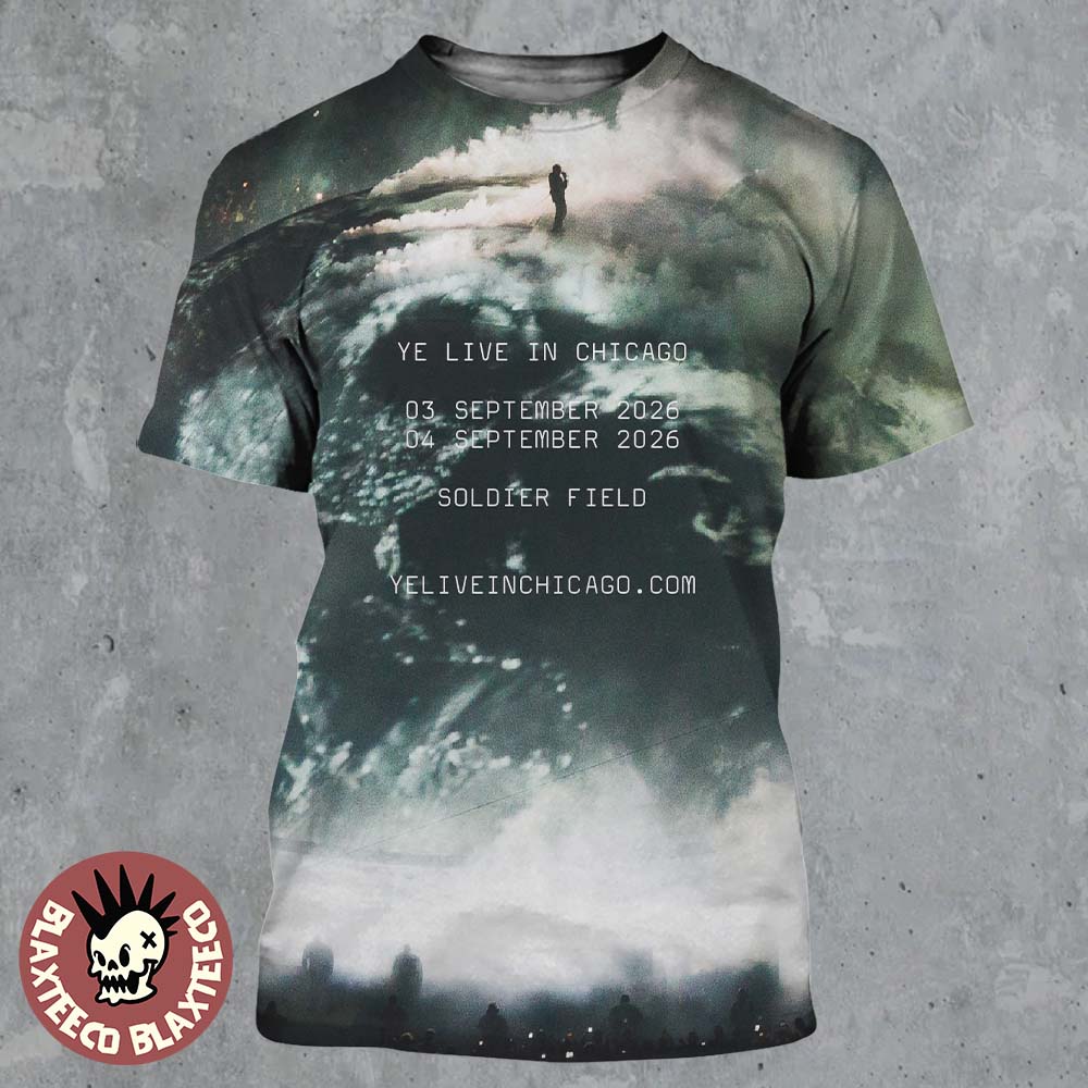 Kanye West Ye Live In Chicago On 3 And 4 September 2026 At Soldier Field All Over Print Shirt - T-Shirt, Sweatshirt, Hoodie
