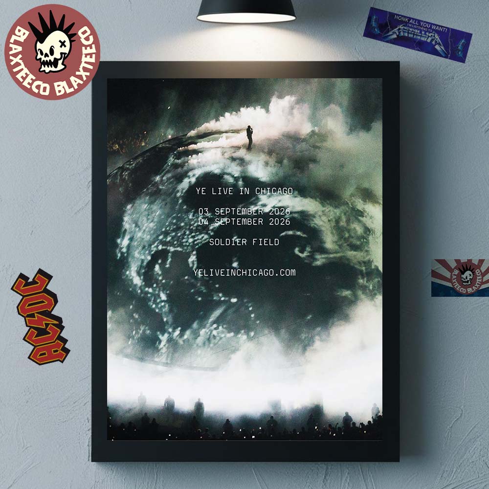 Kanye West Ye Live In Chicago On 3 And 4 September 2026 At Soldier Field Home Decor Poster Canvas - T-Shirt, Sweatshirt, Hoodie