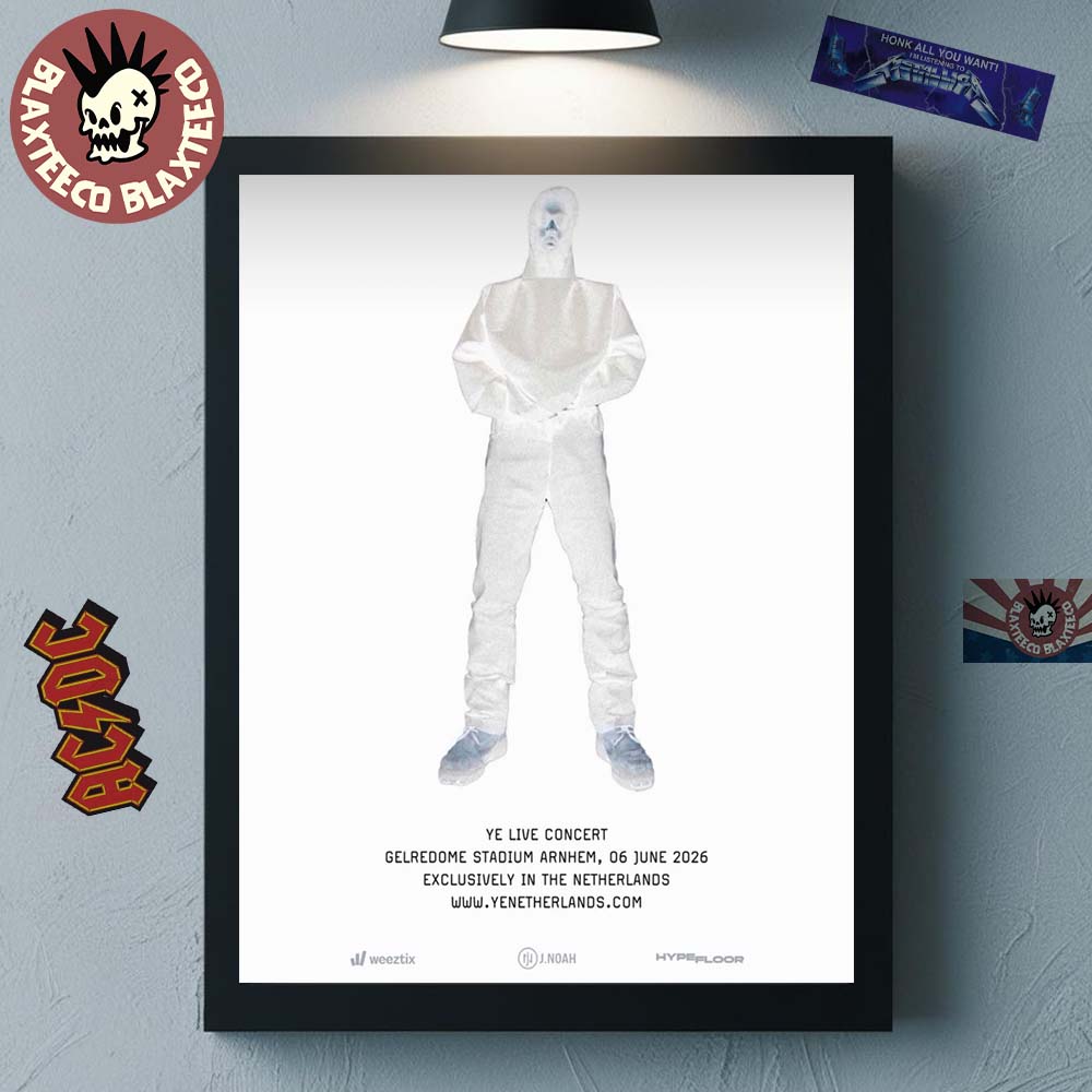 Kanye West Ye Live In Concert In Arnhem Netherlands At Gelredome Stadium On 6 June 2026 Decor Poster Canvas - T-Shirt, Sweatshirt, Hoodie