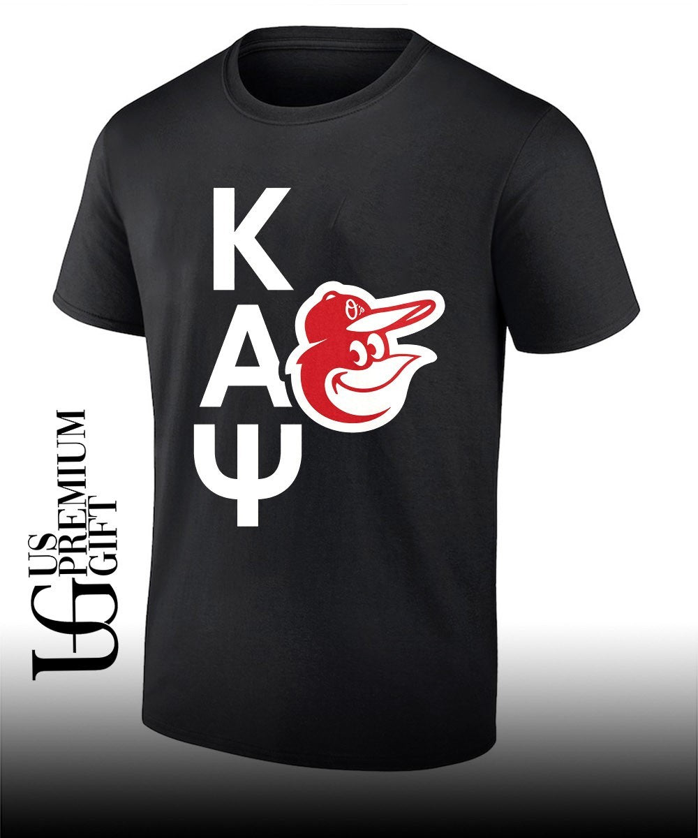 Kappa Alpha Psi Baltimore Orioles logo shirt Unisex T-shirt, Sweatshirt, Hoodie, Long Sleeve Tee - T-Shirt, Sweatshirt, Hoodie