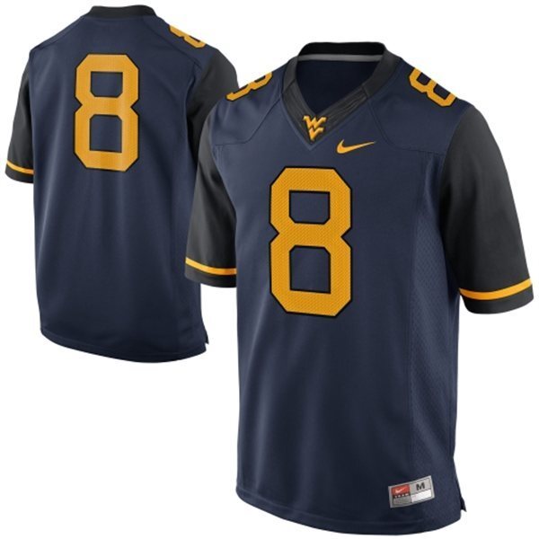Karl Joseph 8 Blue1 College Football Jersey football jersey product view 1