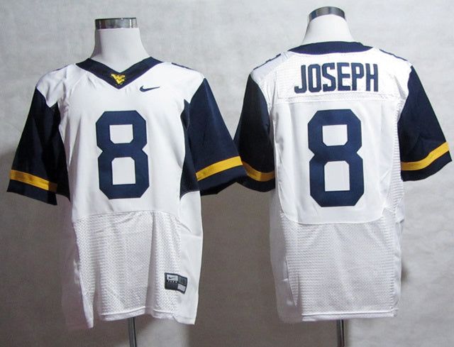 Karl Joseph 8 Elite Edition White College Football Jersey football jersey product view 1