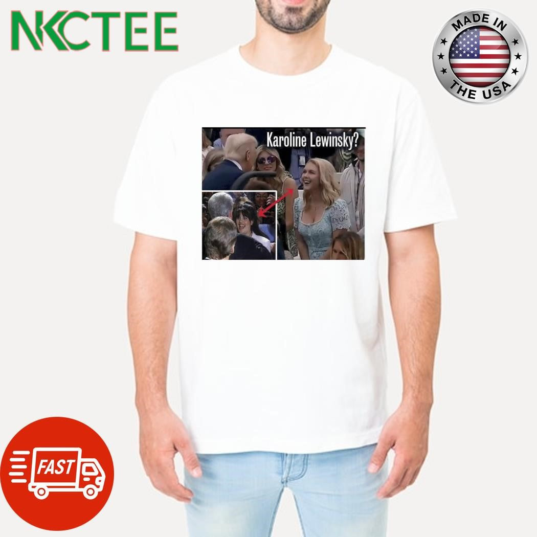 Karoline Lewinsky past and present shirt Unisex T-shirt, Sweatshirt, Hoodie, Long Sleeve Tee - T-Shirt, Sweatshirt, Hoodie