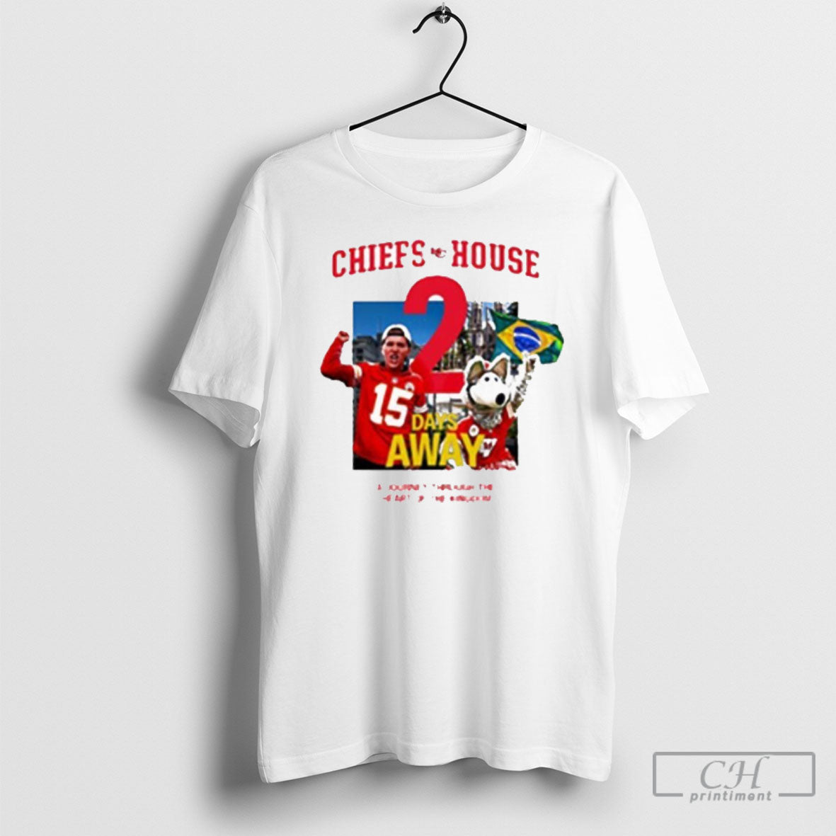 Kc Chiefs House Brazil A Journey Through The Heart Of The Kingdom Mascot Football Fans Unisex T-shirt, Sweatshirt, Hoodie, Long Sleeve Tee - T-Shirt, Sweatshirt, Hoodie