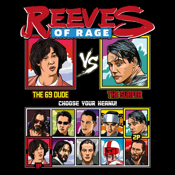 Keanu Reeves Of Rage Bill Ted Vs Point Break Unisex T-shirt, Sweatshirt, Hoodie, Long Sleeve Tee - T-Shirt, Sweatshirt, Hoodie