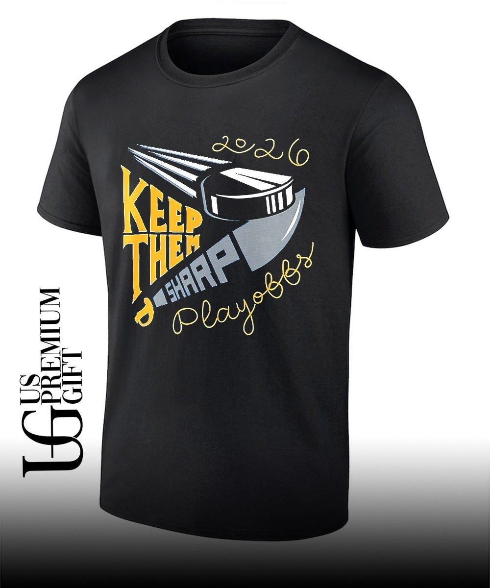 Keep Them Sharp Buffalo Sabres Hockey NHL Stanley Cup Playoffs 2026 shirt Unisex T-shirt, Sweatshirt, Hoodie, Long Sleeve Tee - T-Shirt, Sweatshirt, Hoodie