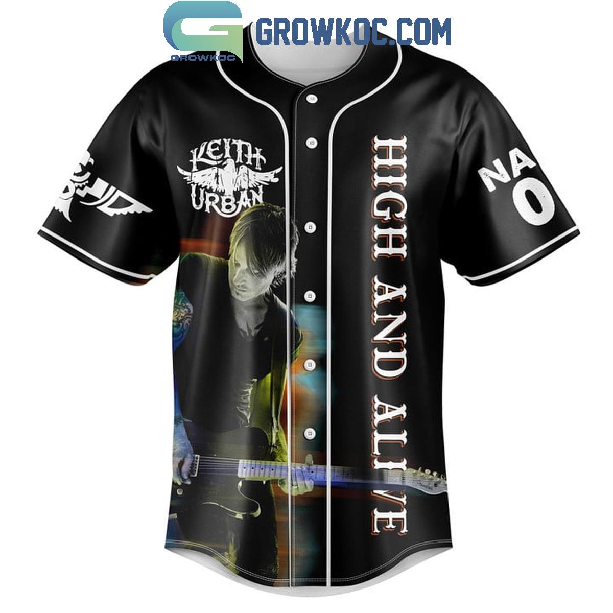 Keith Urban High And Alive 2024 Personalized Baseball Jersey baseball jersey product view 2
